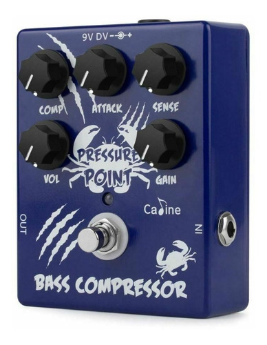 Caline Cp-45 Pressure Point Bass Compresor Pedal Efecto Bajo