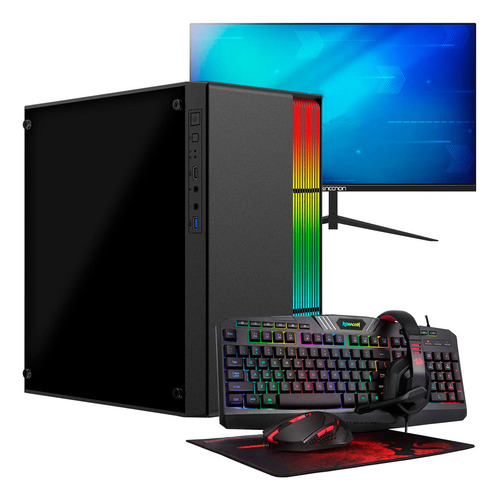 Kit Pc Gamer Monitor21.5 Ryzen 7 5700g Ram16gb Ssd500gb Wifi