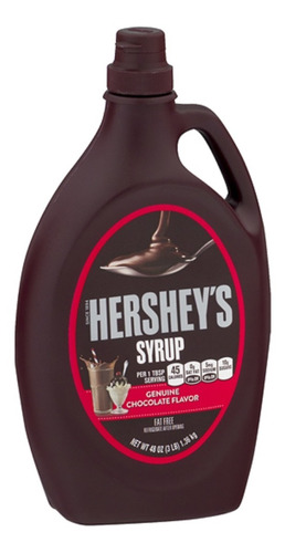 Hersheys Syrup Chocolate 1,36kg - Kg a $314