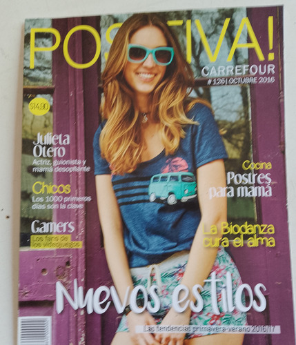 Revista Positiva Carrefour N 126 Octubre 2016 Julieta Otero