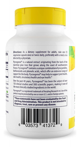 Healthy Origins Pycnogenol (nature's Super Antioxidant) 100