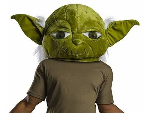 Rubie's Star Wars Classic Plush Oversized Yoda Head Mask Adu