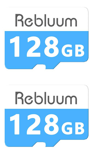 Rebluum Tarjeta Sd Micro De 128 Gb, Paquete De 2 Unidades Pa