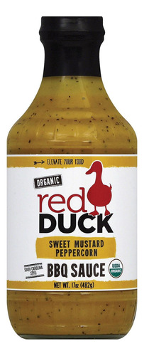 Red Duck Sweet Mustard Peppercorn Salsa Barbacoa Organica, S