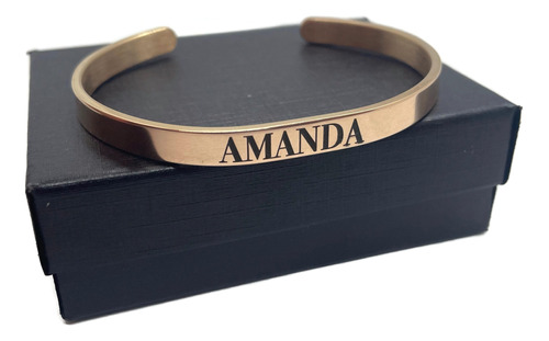 Brazalete Personalizado Acero Inoxidable 6mm