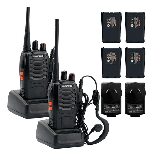 Handy Walkie Talkie Baofeng Bf999s Kit X2 Reemplazo Bf888s