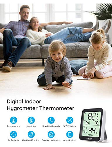 Higrómetro Termómetro Govee Smart Bluetooth Con Notificación