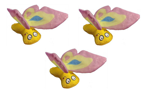 Duckyworld 100% Mariposas De Juguete Para Gatos Con Hojas De