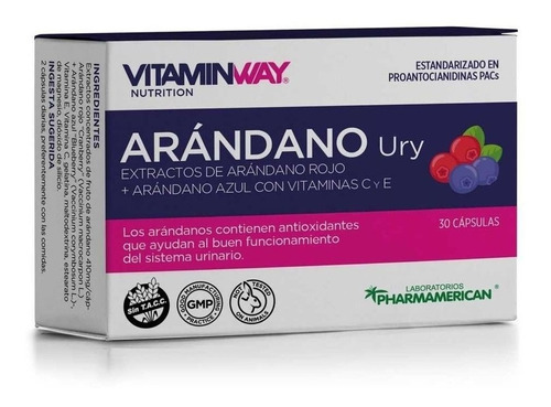 Vitamin Way Arandano Ury X 30 Capsulas