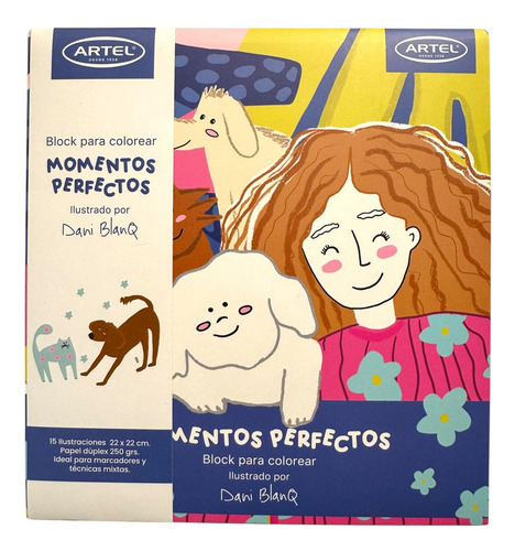 Block Para Colorear Momentos Perfectos Artel X Dani Blanq