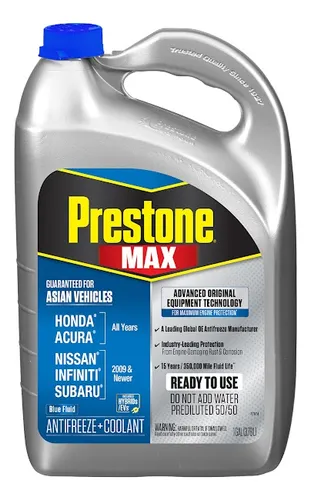 comprar Refrigerante Prestone Azul Para Nissan Honda Subaru 50% Gl P
