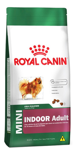 Ração Royal Canin Mini Indoor - Cães Adultos - 7,5kg