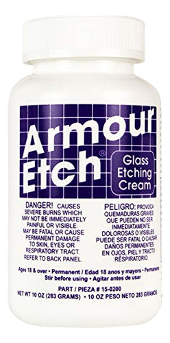 Crema De Grabado En Vidrio 283gr Multiproposito Armour Etch
