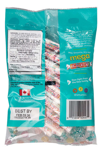 Dulces Smarties Tropical 92g