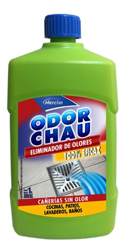 Imagen 3 de 6 de Eliminador De Olores 1 L Odor Chau Merclin Cañerias Mm
