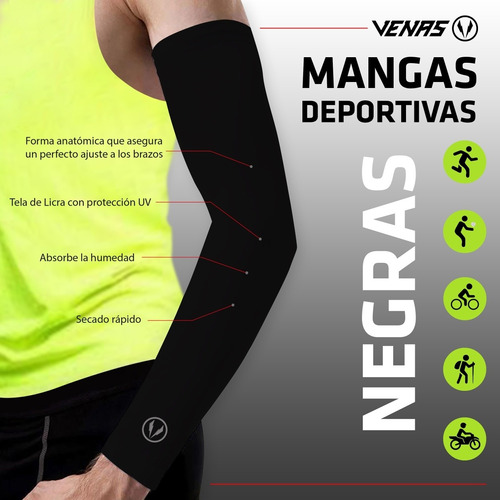 Mangas Deportivas Con Protección Uv Unisex. Running Ciclismo