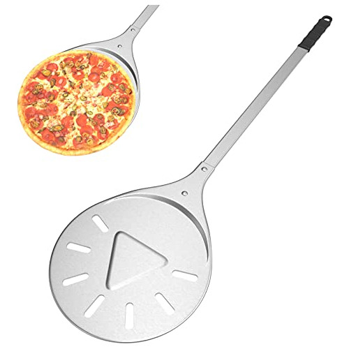 Ls'babq Pizza Turning Peel 10 Inch, 304 Food Grade Stai...