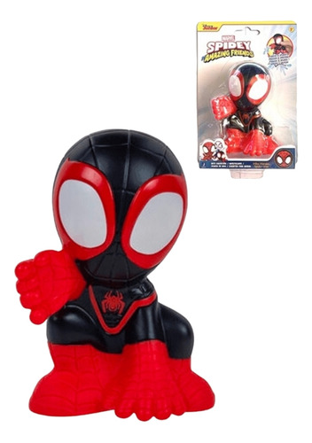 Figura Lanza Agua Miles Morales Spider Man Marvel Spidey 