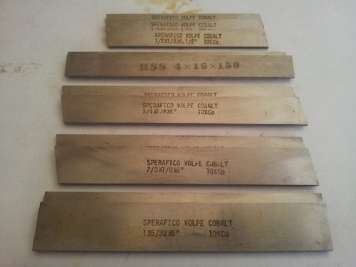 Imagen 2 de 3 de Cuchilla Buril Hss Cob 6x100 8x100 10x100 Redonda Y Cuadrada