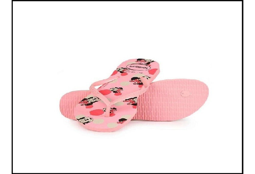 Imagem 3 de 4 de Chinelo Havaiana Slim Disney Rosa Tamanho 37/38