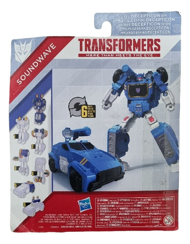 Figura Transformers Soundwave More Than Meets The Eye