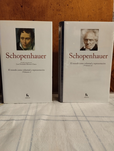 Schopenhauer En 2 Tomos. Ed. Gredos (Usado)