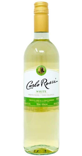 Pack De 6 Vino Blanco Carlo Rossi White 750 Ml