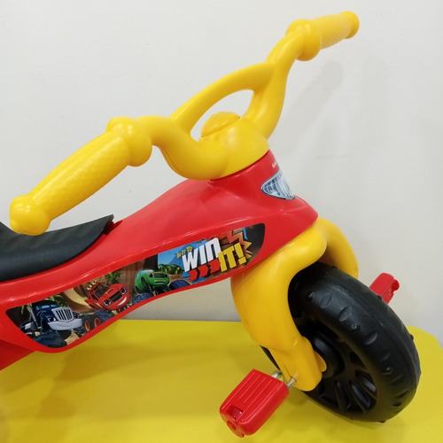 Imagen 5 de 9 de Triciclo Bicicleta Fisher-price Nickelodeon Blaze | Niños