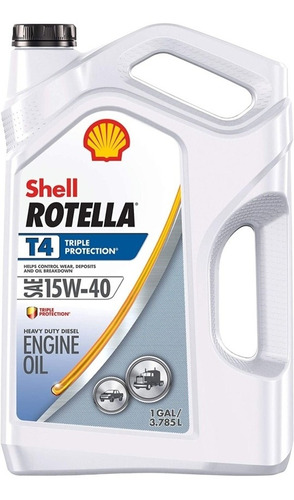 Aceite Shell Rotella Semi Sintético Diesel 15w40  1 Gal.