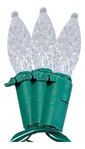 Serie De 100 Luces Led Para Arbol De Navidad Focos Navideños Luces Blanco