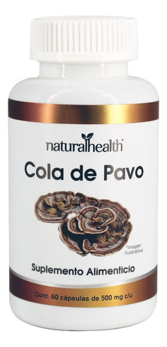 Natural Health Cola de Pavo. 60 cápsulas sin sabor 60g.