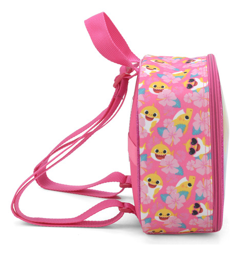 Lancheira Baby Shark Pinkfong Tubarao La39003 Cor Pink Pink