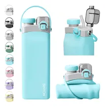 Comprar Botellas De Agua Plegables, Botella De Agua Reutilizable De.