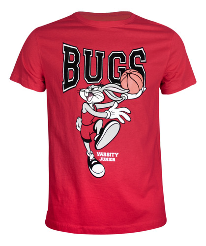 Playera  Caballero Bugs Bunny Baloncesto - Looney Tunnes  - 