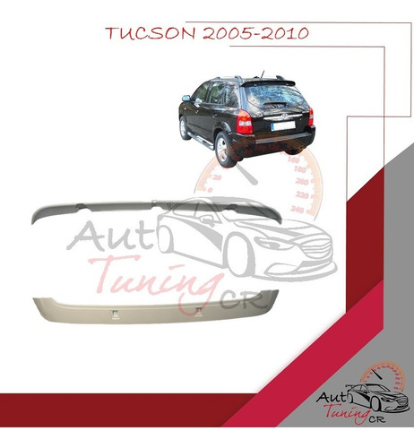 Coleta Spoiler Compuerta Trasera Hyundai Tucson 2005-2010