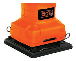 Imagen 6 de 9 de Lijadora Orbital Black+decker Bs200 Naranja 50hz 220v Black