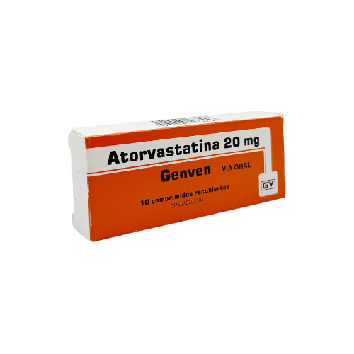 Atorvastatina Genven 20 Mg X 10 Comp