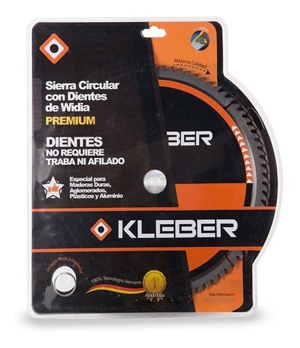 Hoja De Sierra Circular Widia Kleber 500mm X 100 Dientes