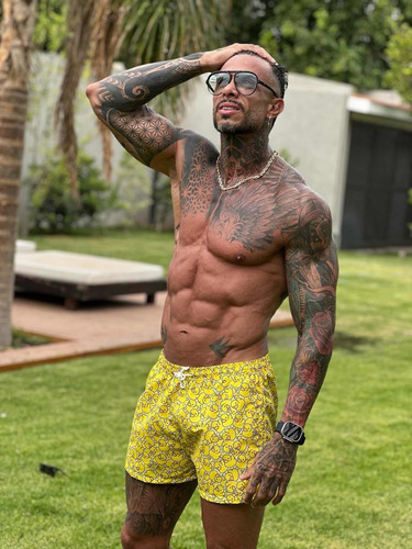 Imagen 5 de 5 de Traje De Baño Hombre Patitos Pecora Argentina Short Malla