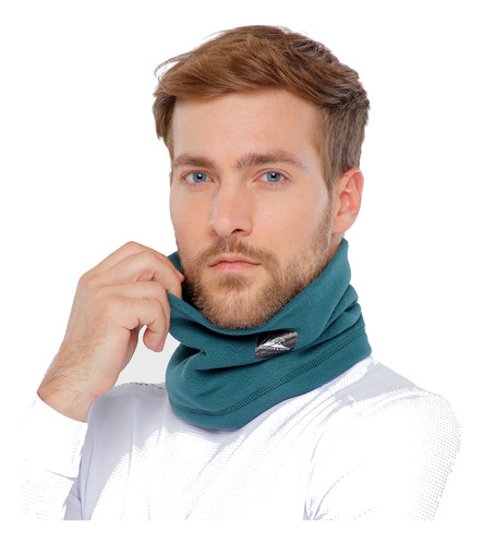 Cuello Montagne Cuello Fleece Color Verde inglés Talle Tamaño único