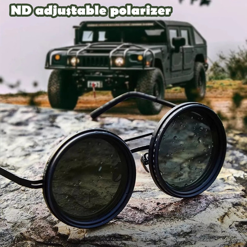 Gafas De Sol Polarizadas Redondeadas Con Tinte Ajustable,r