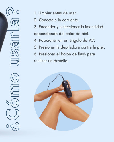 Depiladora De Luz Pulsada Intensa (ipl) Sapphire Vesper