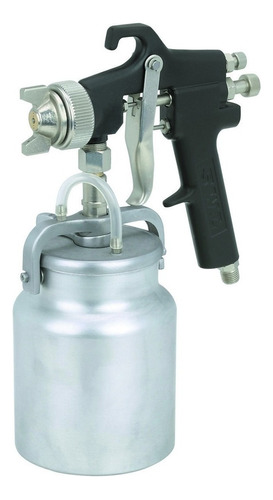 Central Pneumatic Pistola En Spray Automotriz Para Uso Rudo Color Plateado