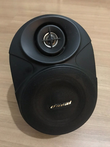 Par De Caixas Oneal Ob 120e Com Suporte 100w Rms Preta