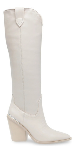 Steve Madden Botas Vaqueras Tustin Mujer Color Blanco Bone