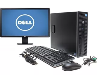 Cpu Hp Prodesk Core I3 8gb 240gb Ssd Monitor Dell Promoção