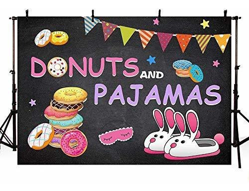 Mehofoto Donuts And Pyjamas Party Decorations Photo Boo...