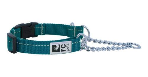 Collar De Entrenamiento Perro Con Clip Rc Pets Turquesa