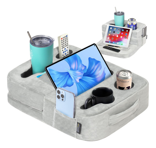 Tabcouchcaddy - Bandeja Para Portavasos De Sofa Y Soporte De