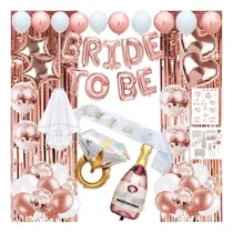 Comprar 72pzs Kit Globos Para Despedida Soltera Bride Accesorios